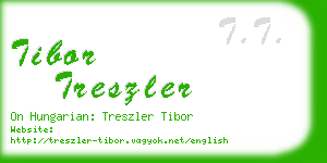 tibor treszler business card